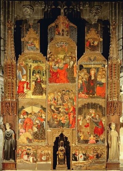 Altarpiece of the Virgin by Lluís Borrassà